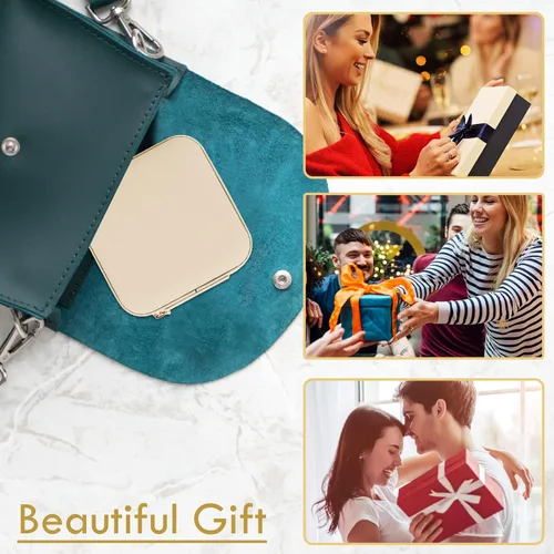 Miniatura 7 de Joyero pequeño, organizador de joyas de viaje, caja de joyería portátil de viaje, mini almacenamiento portátil, caja de almacenamiento para anillos