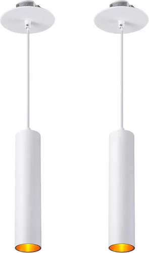 LEONLITE Luces colgantes LED con clase, estilo minimalista moderno, caja J integrada para repuesto de luz de techo empotrada, ajuste de agujero de