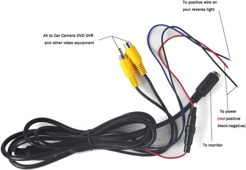 Miniatura 5 de Padarsey Monitor LCD TFT con retroiluminación LED de 7 pulgadas para cámaras de visión trasera de automóvil, DVD de automóvil, cámara de vigilancia