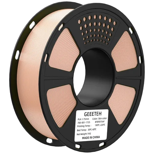 Miniatura 17 de GEEETECH Filamento PLA de color dorado sedoso de 0.069 libras, filamento de seda brillante para impresora 3D, carrete de 2.2 libras, precisión