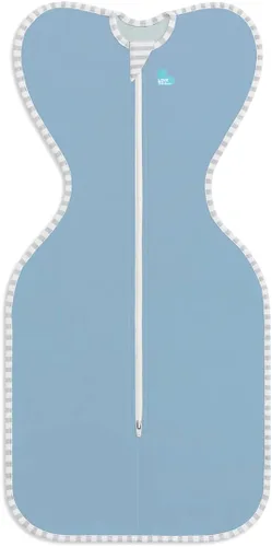 Miniatura 2 de Love to Dream Swaddle UP, saco de dormir para bebé, mantas envolventes que permiten el auto-calmado para recién nacidos, ajuste ceñido ayuda a Azul