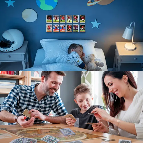 Miniatura 6 de 25 piezas cargadores superiores regulares súper transparentes, para tarjetas estándar, ligeramente flexibles, 35 puntos, cargadores superiores