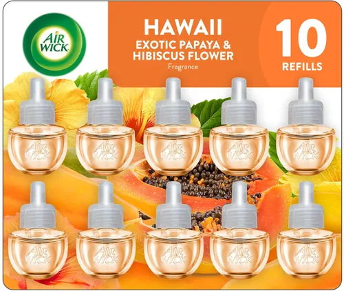 Miniatura 13 de Aceites perfumados Air Wick 0+4 Hawái Papaya exótica y flor de hibisco