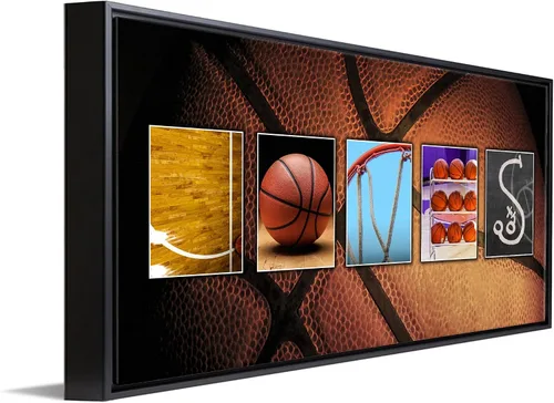 Miniatura 50 de Personal-Prints Decoración personalizada de baloncesto o regalo para el jugador de baloncesto, entrenador o liga. Regalo de arte de pared