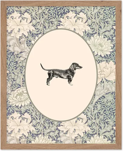 Miniatura 30 de Poster Master Póster Vintage de Cocker Spaniel Inglés - Impronta Retro de Perro - Arte Floral - Arte de Cachorros - Arte para Amantes de Animales