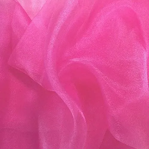 Miniatura 10 de Valentina Textile Inc, Tela de organza transparente brillante para moda, manualidades, decoración, 60 pulgadas de ancho (1 yarda, aguamarina)