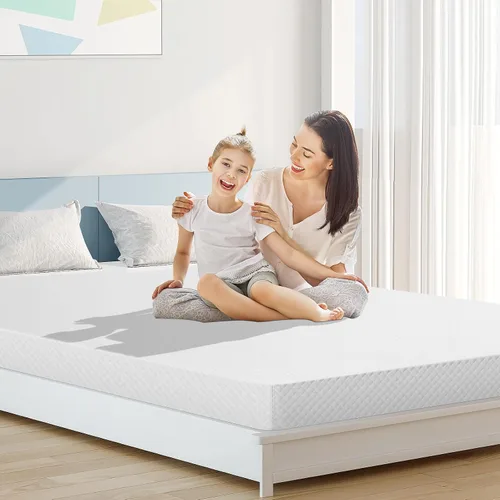 Miniatura 3 de Dkeli Colchón de tamaño individual, colchón de espuma viscoelástica de gel de 5 pulgadas para sueño fresco y alivio de presión, colchón de firmeza