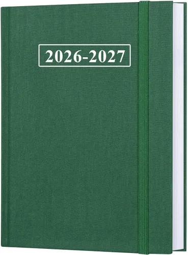 Miniatura 11 de Agenda 2026 – Agenda semanal y mensual de enero de 2026 a diciembre de 2026, agenda 2026 de 5.8 x 8.3 pulgadas con bolsillo interior, banda