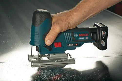 Miniatura 7 de Bosch JS120N Sierra de calar de agarre de barril de 12V Max, inalámbrica, velocidad variable, cambio de hoja de sierra sin herramientas