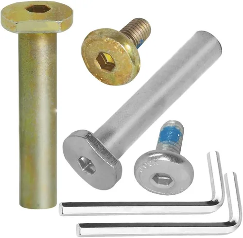 Miniatura 11 de M8 Juego de Tornillos y Pernos Allen de 40-76mm para Masculino y Femenino, Piezas de Patinete para Niños para Patinetes de 2-3-4 Ruedas, Reparación