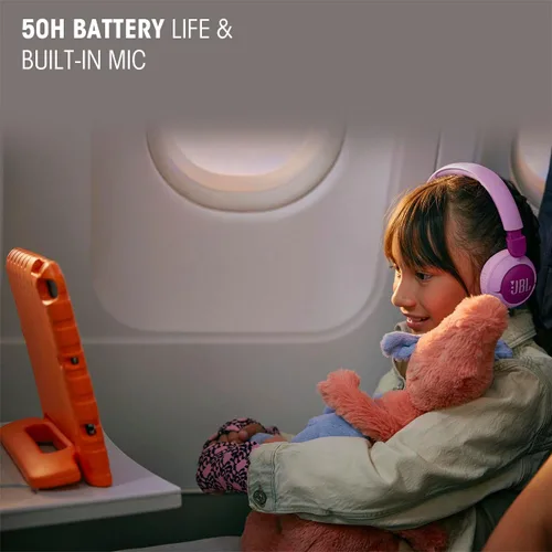 Miniatura 5 de JBL Junior 320BT - Auriculares inalámbricos sobre la oreja para niños con JBL Safe Sound (<85dB), diseñados para niños, control parental con volumen