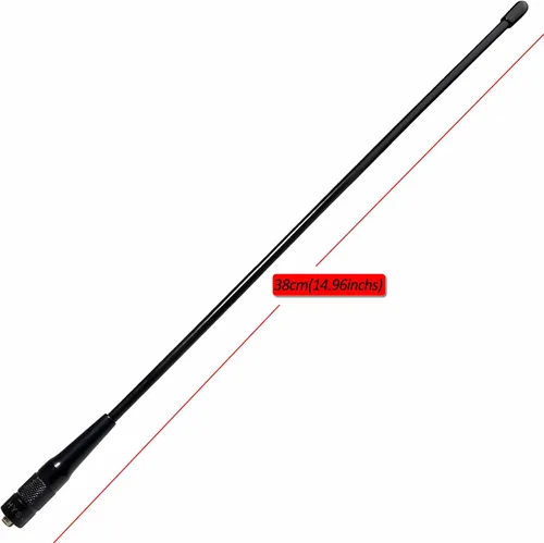 Miniatura 4 de HYS 20W GMRS Radio bidireccional SMA hembra HT 14.96 pulgadas Antena, 462MHz a 467 MHz UHF, 2.5dBi ganancia, para 460-470Mhz Amateur GMRS Walkie