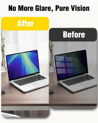 Miniatura 6 de F FORITO Protector de pantalla magnético de privacidad compatible con MacBook Pro de 13 pulgadas (2016, 2017, 2018, 2019, 2020, 2021, 2022, M1, M2)