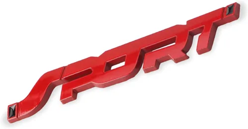 Miniatura 8 de Adhesivo Deportivo de Metal para Automóvil, Emblemas Deportivos de Automóvil, Emblema 3D Premium para Guardabarros Lateral y Maletero Trasero