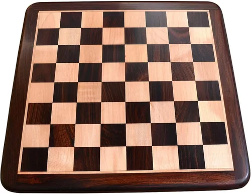 Miniatura 8 de CHESSBAZAAR Juego de mesa de ajedrez de 21", tablero de ajedrez de madera solo en palisandro indio - cuadrado de 2.165 in
