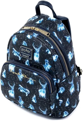 Miniatura 3 de Loungefly Harry Potter Expecto Patronus All Over Print Womens Double Strap Shoulder Bag Purse
