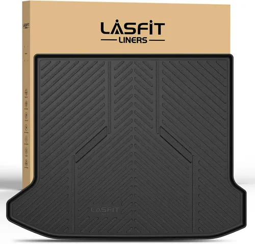 Miniatura 9 de LASFIT Alfombrillas de carga para Kia K4 2025, TPE para todo tipo de clima, ajuste personalizado, tapetes de maletero de automóvil, forros de carga