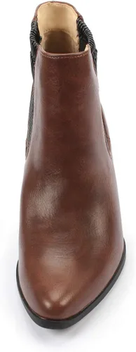 Miniatura 4 de DUNION Bliss - Botines de vestir con tacón grueso y cómodos para mujer