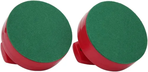 Miniatura 8 de Discos de repuesto de hockey de aire rojo y porteros deslizantes para mesas de juego, empujadores de hockey de aire, juego de empujador deslizante