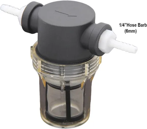 Miniatura 7 de Inline Filter For Home Brewing 150 Micron 100 Mesh Water & Beer Filtering joyful(C 6mm Hose Barb)