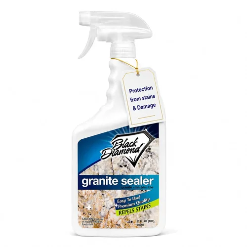 Sellador de granito Black Diamond Stoneworks: Sella y protege. Sellador protector de mármol. Sellador para encimeras de granito, mármol y travertino