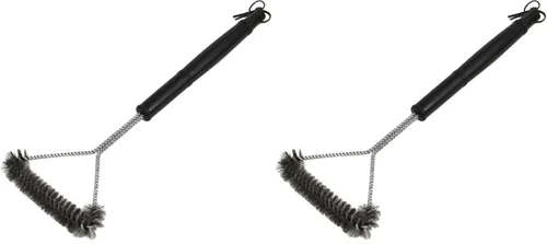 Miniatura 7 de Chef Craft Select - Cepillo para parrilla de barbacoa, 18 pulgadas, acero inoxidable/negro