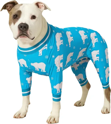 Miniatura 8 de LovinPet Pijamas 3XL para Perros - Camiseta Interior para Sudaderas de Perro, Camisa de Recuperación Quirúrgica para Perros, Estampado Floral Negro