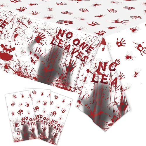 Miniatura 10 de BokingOne 3-Pack 54"x108" American Flag Plastic Tablecloth – Stars & Stripes Design, Disposable for 4th of July, Independence Day, Memorial Day, Rojo