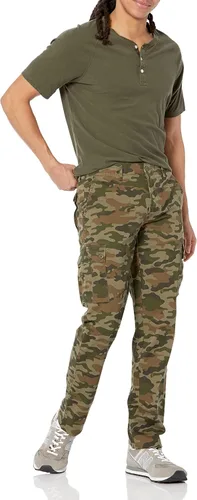 Miniatura 6 de Amazon Essentials Pantalones cargo de sarga de algodón elástico para hombre (disponibles en tallas grandes y altas)