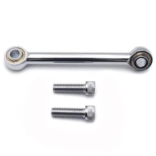 Miniatura 6 de Compatible con 2009 y posteriores Touring Trike FLHR FLHT Enlace estabilizador de montaje del motor delantero cromado [P/N: MT458-001-BK]