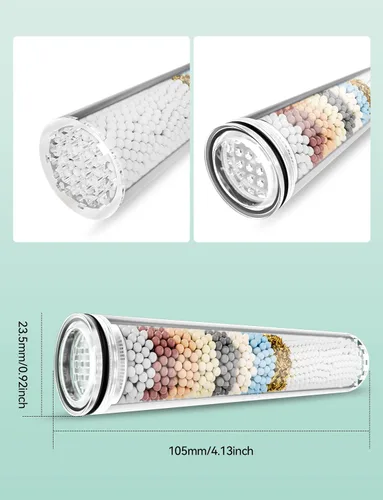 Miniatura 3 de Paquete de 2 filtros de repuesto para cabezal de ducha de mano, filtros suavizantes de agua para agua dura, elimina el cloro, reduce la picazón