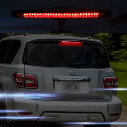 Miniatura 9 de Tercera luz LED de freno, luz trasera central de montaje alto, barra de luz roja universal para remolque, para automóvil, SUV, camión, 28 LED de 12