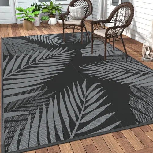 Miniatura 34 de GENIMO - Tapete reversible e impermeable para patios y exteriores, oferta, paja de plástico, para áreas grandes, campamentos, RV, pícnics, terrazas