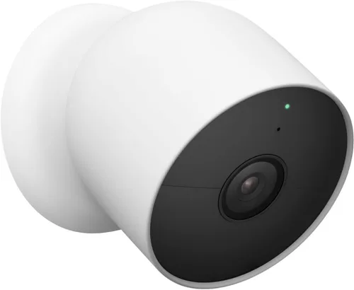 Google Nest Cam para exteriores o interiores, cámara inalámbrica con batería - 2ª generación (cámara individual - sin cables)