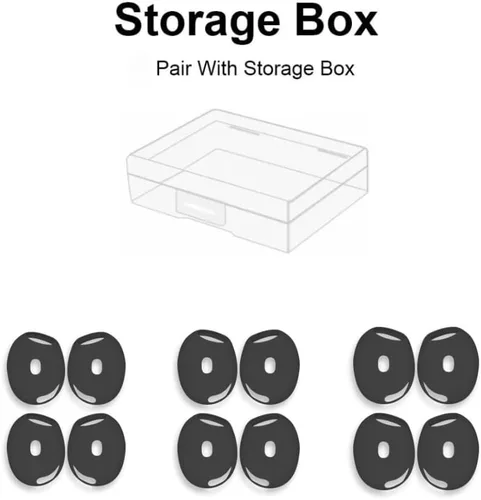 Miniatura 4 de 6 pares de fundas para los oídos para AirPods 4, antideslizantes, accesorios deportivos ultra finos de silicona suave para auriculares compatibles