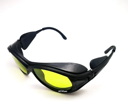 Miniatura 2 de MCWlaser Gafas de seguridad láser para 190-440 y 780-900nm, 900-1100nm, 10600nm típico para 355nm 405nm 808nm 980nm 1064nm 10600nm EP-17 estilo 2