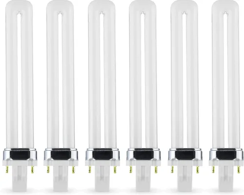 Miniatura 3 de Paquete de 2 PL-13W 827, 2 pines GX23, tubo individual en forma de U de 13 W, bombilla fluorescente compacta, reemplaza a Philips PLS13W27