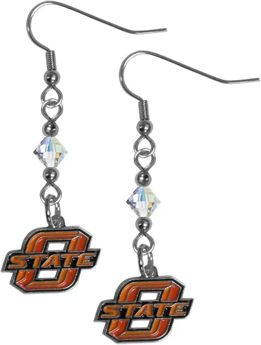 Miniatura 27 de Siskiyou Sports Pendientes colgantes de cristal de la NCAA
