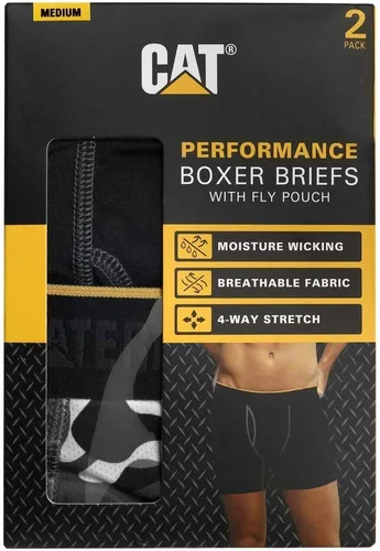 Miniatura 3 de CAT Men's 2-Pack Sport Mesh Boxer Brief