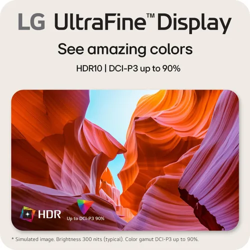 Miniatura 3 de LG 27UL500-W 27 pulgadas 4K UHD (3840 x 2160) Monitor de computadora ultrafino, IPS, AMD FreeSync, HDR10, HDMI, DisplayPort, estabilizador negro