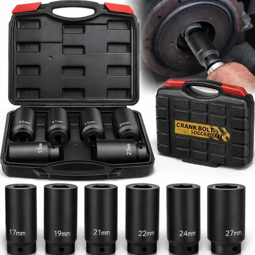 Miniatura 8 de Juego de dados de tornillo de manivela ponderado de 1/2 pulgadas, 0.669 in, 0.748 in, 0.827 in, 0.866 in, 0.945 in, 1.063 in, juego de enchufes