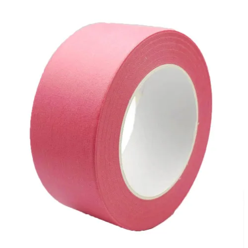 Miniatura 19 de Paquete de 2 Cintas Naranjas para Pintores de 1 pulgada de Ancho, Cinta de Enmascarar de 1 pulgada X 55 Yardas X 2 Rollos, Cinta de Papel Naranja