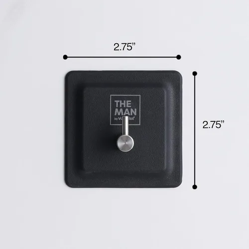 Miniatura 7 de The Man Gancho de silicona – Gancho de almacenamiento para baño y ducha – Artículos de aseo de ducha, accesorio organizador de baño – Acero