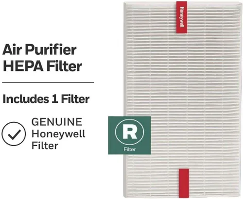 Miniatura 3 de Honeywell Filtro purificador de aire HEPA R, paquete de 1 para HPA 100/200/300, series 3000 y 5000 – Filtro de aire de repuesto para alérgenos