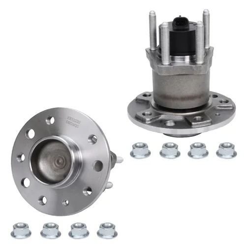 Miniatura 39 de Detroit Axle - 2 rodamientos de rueda delanteros para Ford Contour Mercury Cougar Mystique Volvo S40 V40, trasero para Escape Mariner Mazda Tribute
