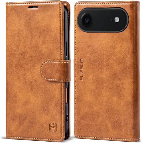 Miniatura 28 de Funda tipo cartera para iPhone 17 Pro Max con tarjetero de crédito, de piel sintética, con función atril, funda protectora a prueba de golpes