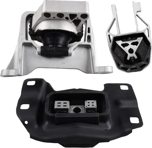 Miniatura 12 de Juego de 3 piezas de montaje de motor y montaje de transmisión compatible con Ford Focus 2005-2007 2.0L, Focus 2003-2007 2.3L, Transit Connect