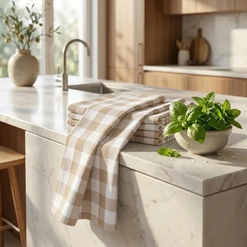 Miniatura 57 de Urban Villa Toallas de cocina 100% algodón para cocina (juego de 6) 20"x30" toallas de cocina altamente absorbentes, juego de ropa de cocina