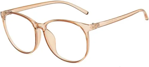 Miniatura 13 de Shiratori Retro Round Blue Light Blocking Glasses for Women Men, Lightweight Metal Temple Eyeglasses