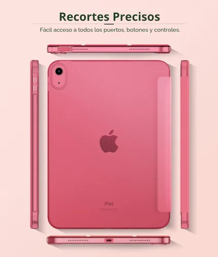 Miniatura 5 de MoKo Funda para Nuevo iPad (A16) de 11ª Generación 2025/ 10ª Generación 2022, Funda para iPad de 11 Pulgadas/ 10.9 Pulgadas con Funda Trasera Mármol